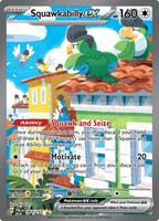Pokemon,SV02: Paldea Evolved,Squawkabilly ex - 264/193,Holofoil,Special Illustration Rare,Near Mint