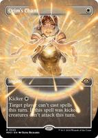 Magic: The Gathering,Modern Horizons 3,Orim's Chant (Borderless) - 323,Normal,Rare,Moderately Played