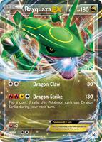 Pokemon,XY - Roaring Skies,Rayquaza EX (60) - 60/108,Holofoil,Ultra Rare,Damaged