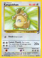 Pokemon,Base Set 2,Kangaskhan - 026/130,Normal,Rare,Damaged