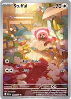 Pokemon,ME01: Mega Evolution,Stufful - 154/132,Holofoil,Illustration Rare,Near Mint