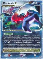 Pokemon,Great Encounters,Darkrai LV.X - 104/106,Holofoil,Ultra Rare,Moderately Played