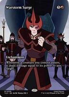 Magic: The Gathering,Avatar: The Last Airbender: Eternal-Legal,Warstorm Surge (Borderless) - 38,Normal,Mythic,Near Mint