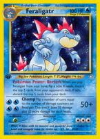 Pokemon,Neo Genesis,Feraligatr (4) - 004/111,Unlimited Holofoil,Holo Rare,Lightly Played