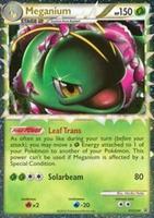 Pokemon,HGSS Promos,Meganium (Prime) - HGSS08,Holofoil,Promo,Damaged