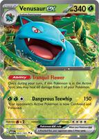 Pokemon,SV: Scarlet & Violet 151,Venusaur ex - 003/165,Holofoil,Double Rare,Near Mint