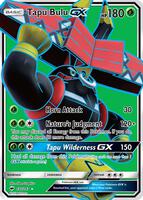 Pokemon,SM - Burning Shadows,Tapu Bulu GX (Full Art) - 130/147,Holofoil,Ultra Rare,Lightly Played