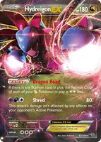 Pokemon,XY - Roaring Skies,Hydreigon EX - 62/108,Holofoil,Ultra Rare,Moderately Played