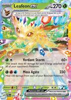 Pokemon,SV: Prismatic Evolutions,Leafeon ex - 006/131,Holofoil,Double Rare,Near Mint