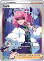 Pokemon,SWSH: Sword & Shield Promo Cards,Klara (Full Art) - SWSH302,Holofoil,Ultra Rare,Near Mint