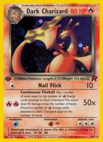 Pokemon,Team Rocket,Dark Charizard (4) - 04/82,1st Edition Holofoil,Holo Rare,Moderately Played