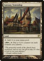 Magic: The Gathering,Innistrad,Gavony Township - 239,Foil,Rare,Near Mint