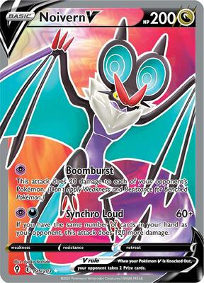 Pokemon,SWSH07: Evolving Skies,Noivern V (Full Art) - 195/203,Holofoil,Ultra Rare,Near Mint