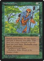 Magic: The Gathering,Ice Age,Nature's Lore - 143,Normal,Uncommon,Moderately Played