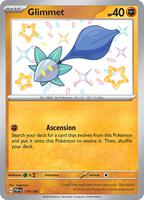 Pokemon,SV: Paldean Fates,Glimmet - 179/091,Holofoil,Shiny Rare,Near Mint
