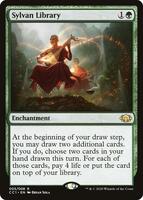 Magic: The Gathering,Commander Collection: Green,Sylvan Library - 5,Foil,Rare,Near Mint