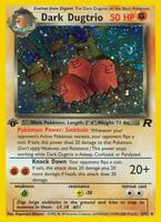 Pokemon,Team Rocket,Dark Dugtrio (6) - 06/82,Unlimited Holofoil,Holo Rare,Lightly Played