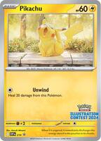 Pokemon,SV: Scarlet & Violet Promo Cards,Pikachu - 214 (Illustration Contest 2024),Normal,Promo,Near Mint