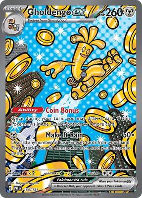 Pokemon,SV: Prismatic Evolutions,Gholdengo ex - 164/131,Holofoil,Special Illustration Rare,Near Mint
