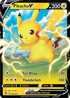 Pokemon,SWSH08: Fusion Strike,Pikachu V - 086/264,Holofoil,Ultra Rare,Near Mint