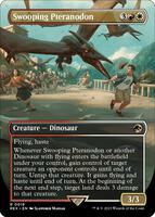 Magic: The Gathering,Universes Beyond: Jurassic World Collection,Swooping Pteranodon (Borderless) - 19,Normal,Rare,Near Mint