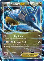 Pokemon,XY - Fates Collide,Kingdra EX - 73/124,Holofoil,Ultra Rare,Lightly Played