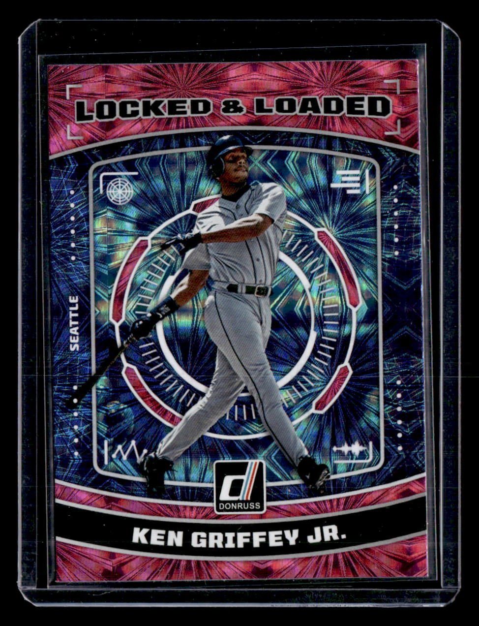 Donruss 2023 Donruss,2023 Donruss,Ken Griffey Jr. - LL1,Locked & Loaded Pink Fireworks