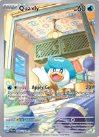 Pokemon,SV02: Paldea Evolved,Quaxly - 206/193,Holofoil,Illustration Rare,Near Mint