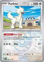 Pokemon,SV: Prismatic Evolutions,Furfrou (Master Ball Pattern) - 088/131,Holofoil,Common,Near Mint