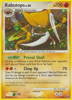 Pokemon,Majestic Dawn,Kabutops - 6/100,Holofoil,Holo Rare,Lightly Played