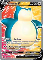 Pokemon,SWSH01: Sword & Shield Base Set,Snorlax V (Full Art) - 197/202,Holofoil,Ultra Rare,Near Mint