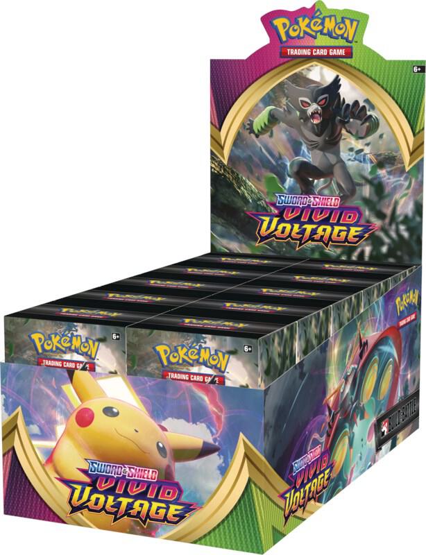 Pokémon Vivid Voltage Build & Battle Box Display