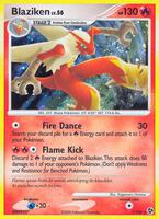 Pokemon,Great Encounters,Blaziken - 1/106,Holofoil,Holo Rare,Moderately Played