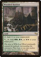 Magic: The Gathering,Shadowmoor,Wooded Bastion - 281,Normal,Rare,Near Mint