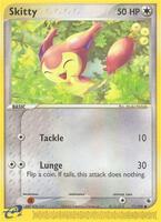 Pokemon,EX Ruby and Sapphire,Skitty - 71/109,Reverse Holofoil,Common,Lightly Played