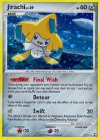 Pokemon,Rising Rivals,Jirachi - 7/111,Holofoil,Holo Rare,Moderately Played