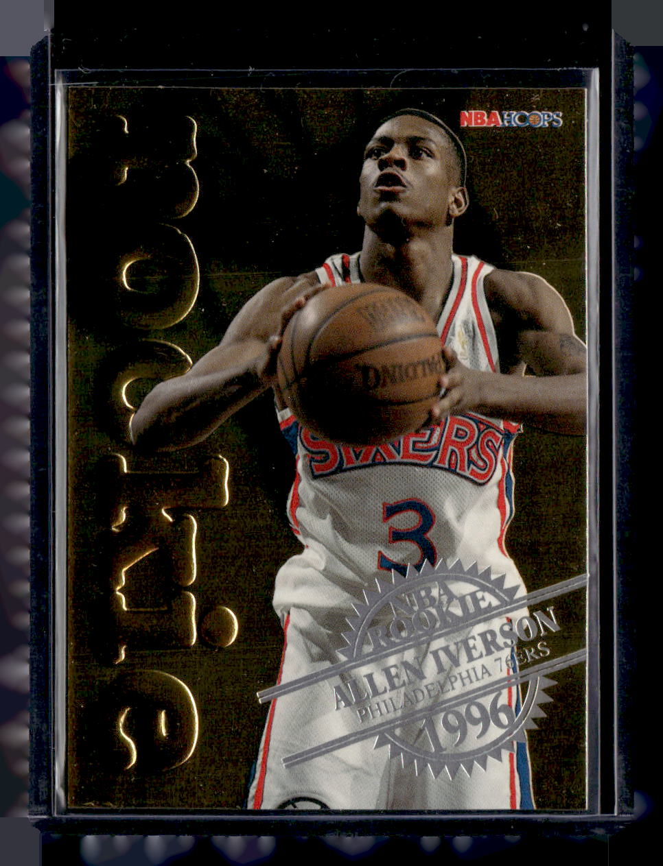 1996-97 Hoops,1996-97 Hoops,Allen Iverson - 12,Rookies