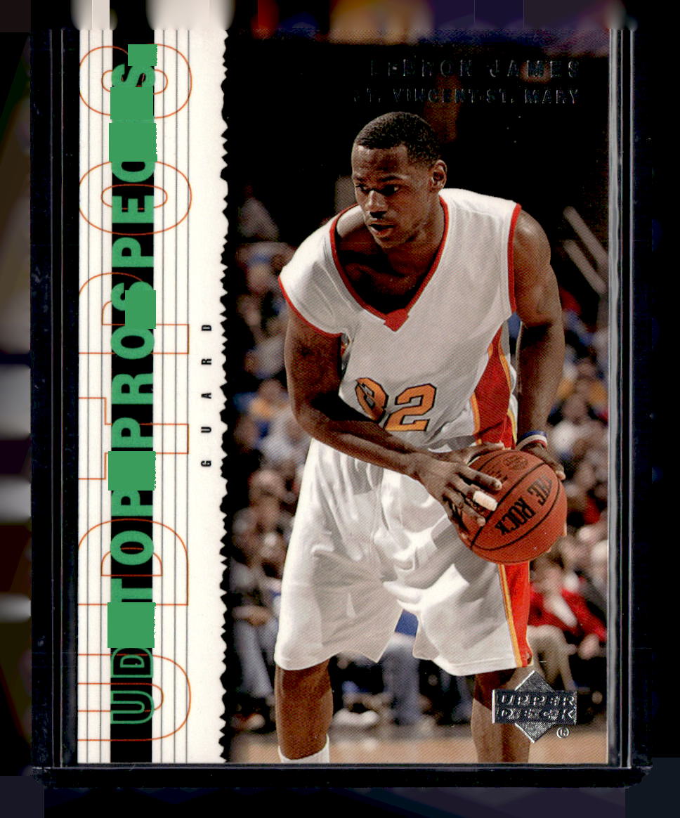 2003 UD Top Prospects,2003 UD Top Prospects,Lebron James - P3,Lebron James Promos