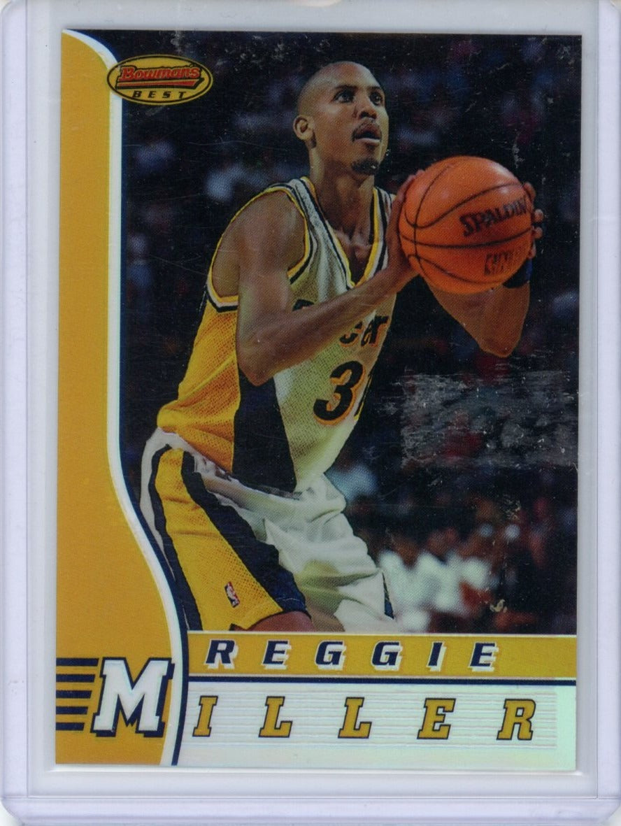 Bowman 1996-97 Bowman's Best,1996-97 Bowman's Best,Reggie Miller - 45,Refractors