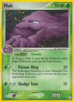 Pokemon,EX Legend Maker,Muk - 11/92,Holofoil,Holo Rare,Damaged