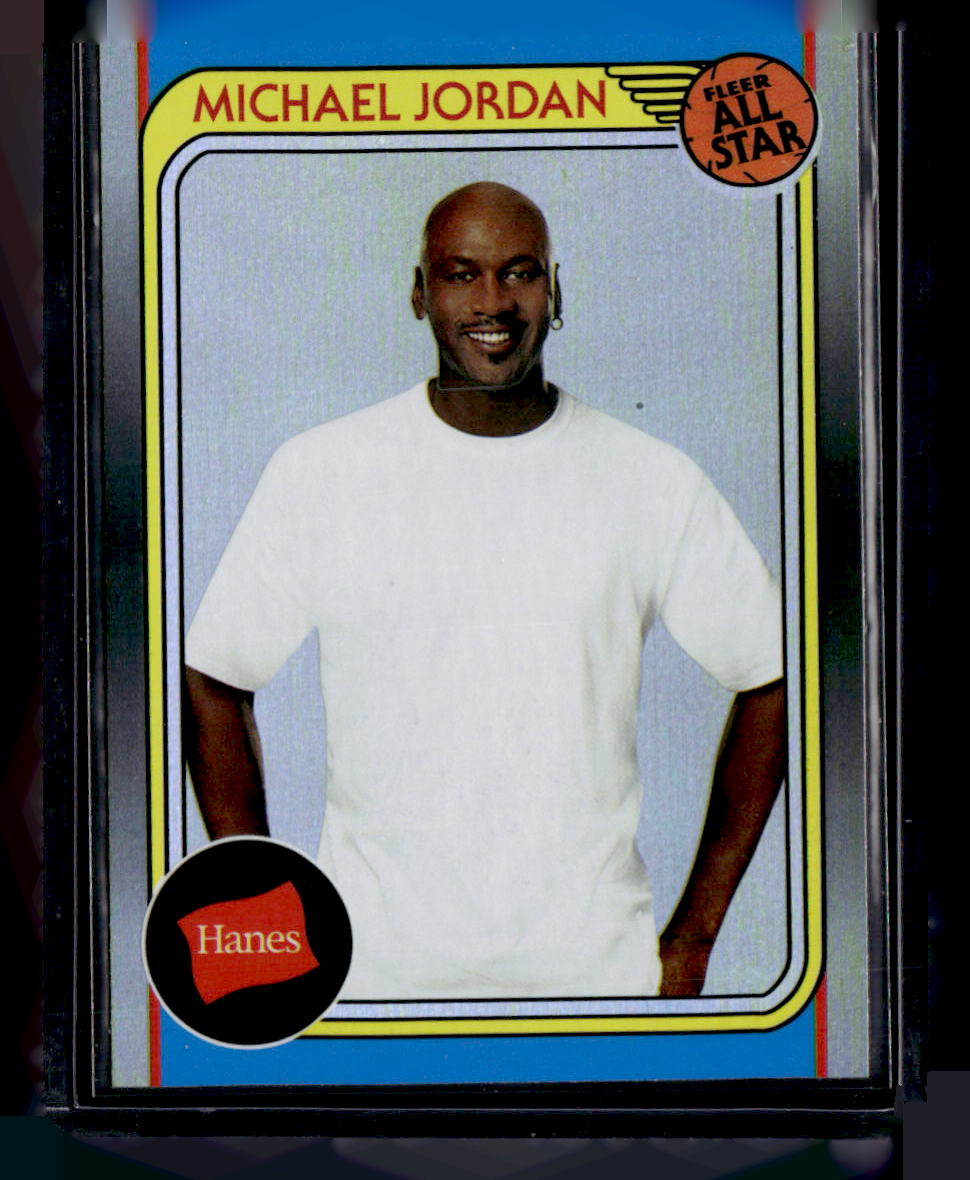 Fleer 2018-19 Fleer Hanes Michael Jordan 30th Anniversary,2018-19 Fleer Hanes Michael Jordan 30th Anniversary,Michael Jordan - HA-5,All-Star