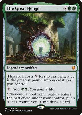 Magic: The Gathering,Throne of Eldraine,The Great Henge - 161,Normal,Mythic,Lightly Played