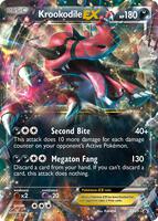 Pokemon,XY Promos,Krookodile EX - XY25,Holofoil,Promo,Moderately Played
