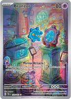Pokemon,SV05: Temporal Forces,Bronzor - 170/162,Holofoil,Illustration Rare,Lightly Played