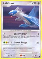 Pokemon,Great Encounters,Latios - 23/106,Reverse Holofoil,Rare,Lightly Played