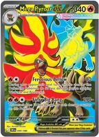 Pokemon,ME04: Chaos Rising,Mega Pyroar ex - 099/086,Holofoil,Ultra Rare,Near Mint
