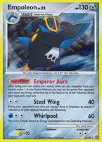 Pokemon,Stormfront,Empoleon - 2/100,Reverse Holofoil,Holo Rare,Damaged