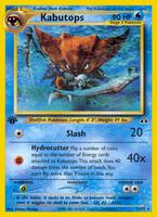 Pokemon,Neo Discovery,Kabutops (25) - 25/75,1st Edition,Rare,Lightly Played