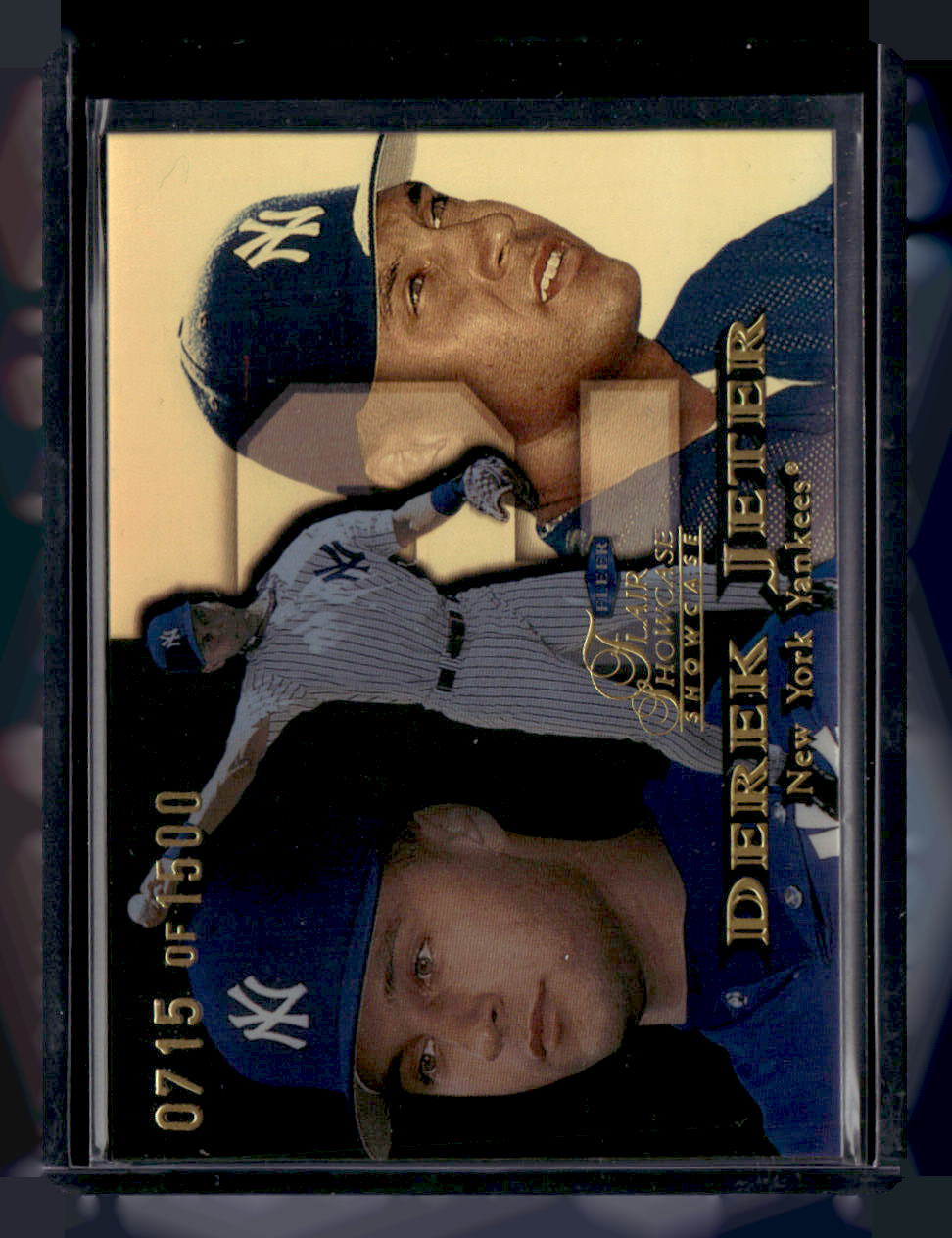 1999 Flair Showcase,1999 Flair Showcase,Derek Jeter - 22,Flair Showcase Row 1 (Showcase)