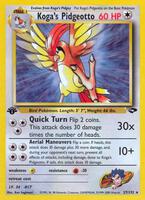 Pokemon,Gym Challenge,Koga's Pidgeotto - 027/132,Unlimited,Rare,Lightly Played